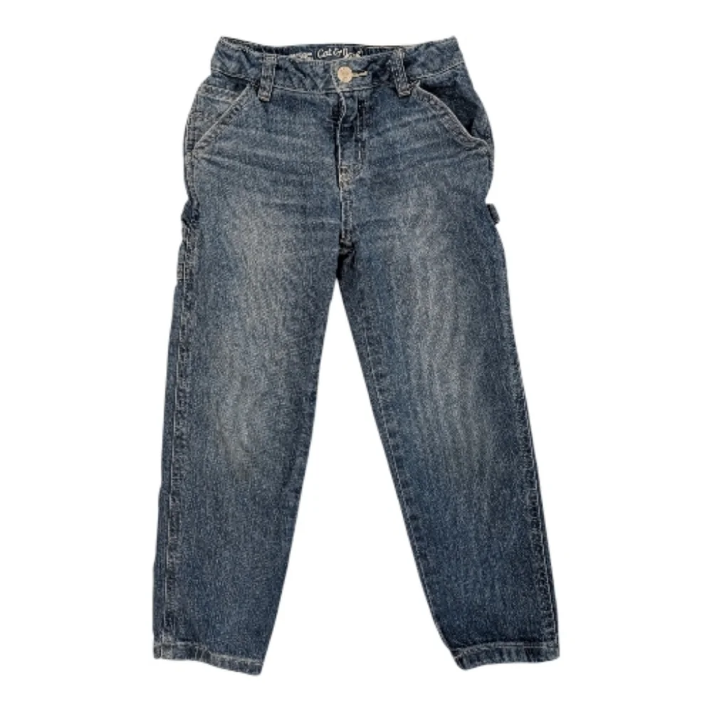 Cat & Jack Dark Wash Kids Denim Jeans Cotton Size 7